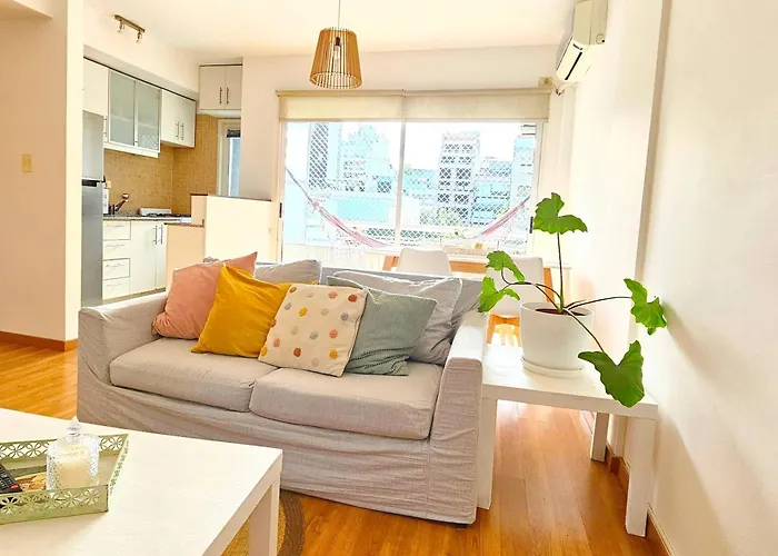 Hamaca, Balcon, Redes Y Lavarropas - 1 Dormitorio En Palermo Hollywood
