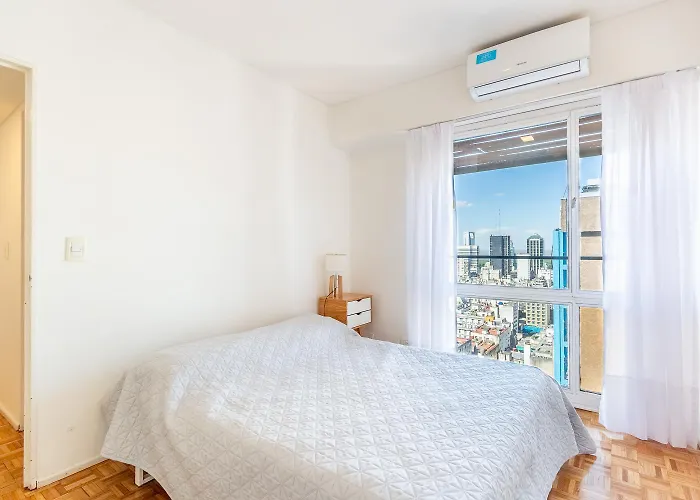 Luminoso Departamento En El Corazon De Buenos Aires, Alucinante Vista Piso Alto