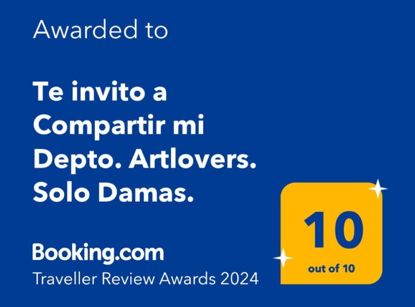 Te Invito A Compartir Mi Depto. Artlovers. Solo Damas. Homestay