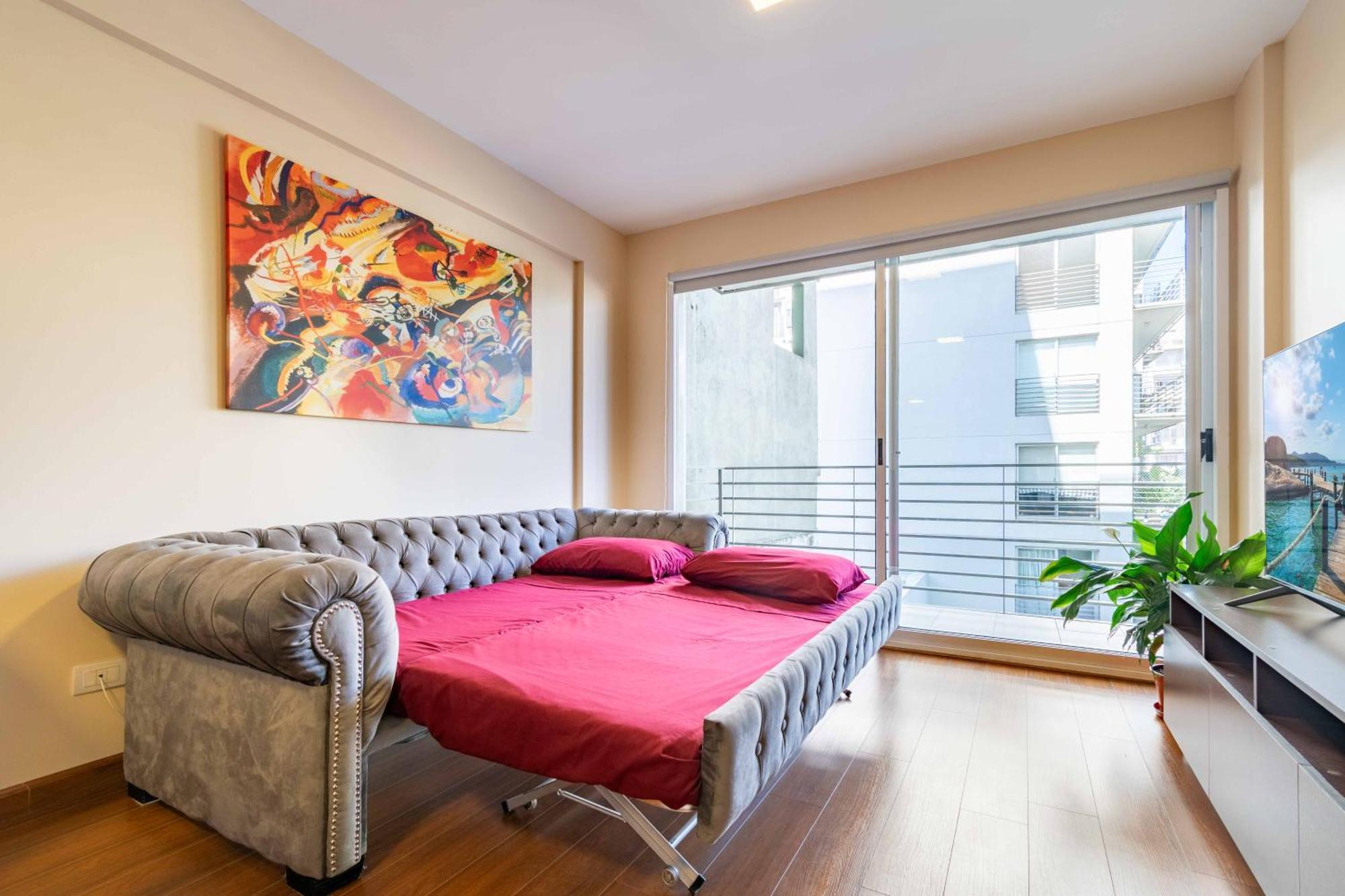 Apartamento Lujoso Y Nuevo En Palermo 2 A 4 Personas Piscina, Lavadora, Gimnasio