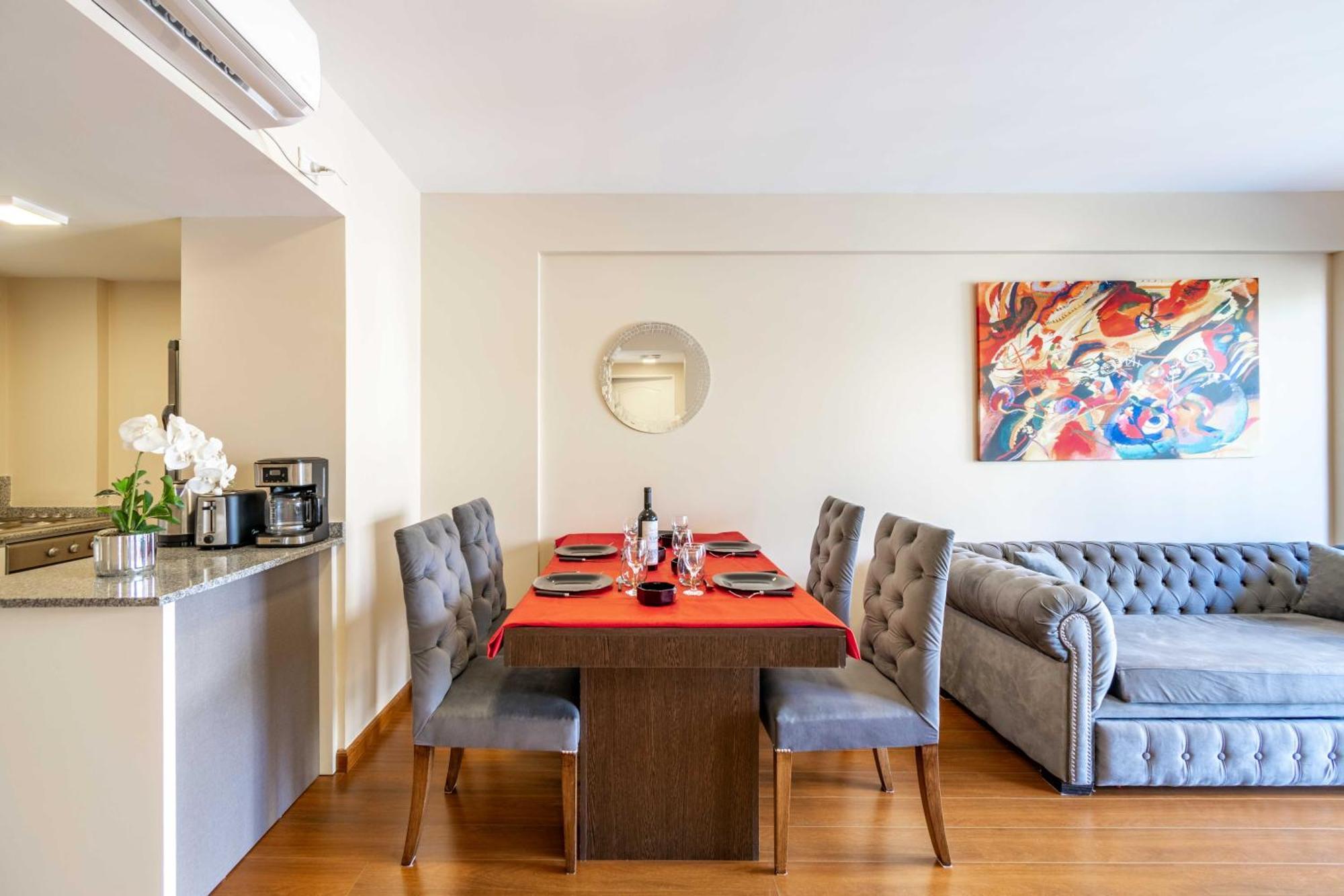 Apartamento Lujoso Y Nuevo En Palermo 2 A 4 Personas Piscina, Lavadora, Gimnasio