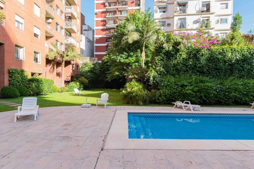 En El Corazon De Palermo Soho Hermoso Depto Familiar 4 Con Gran Piscina Y Jardin Con Seguridad 24 Hs Cochera Aparte Opcional En El Edificio Apartamento *