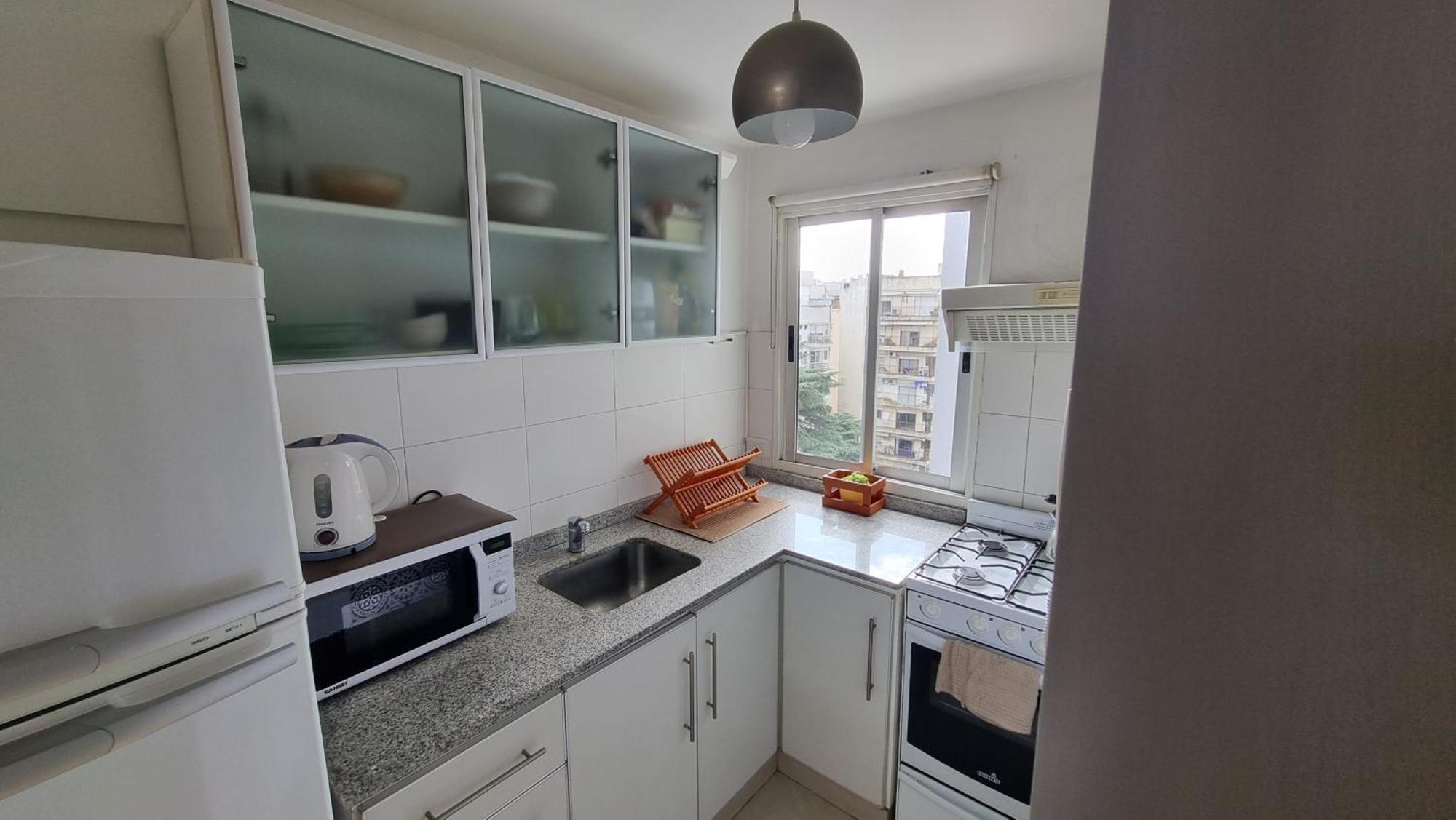 Very Bright Queen Bed + Terrace /palermo Apartamento