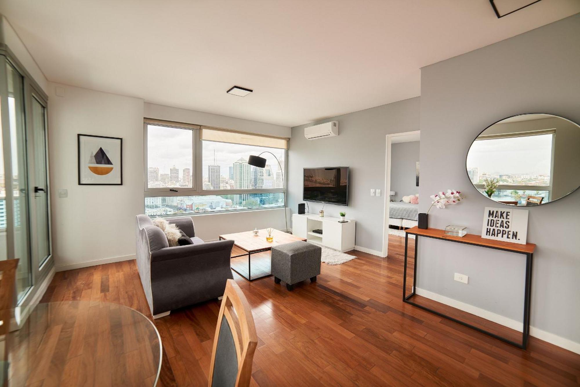Puerto Madero Piso 20 Vista A La Ciudad 67 Mts2 Apartamento *