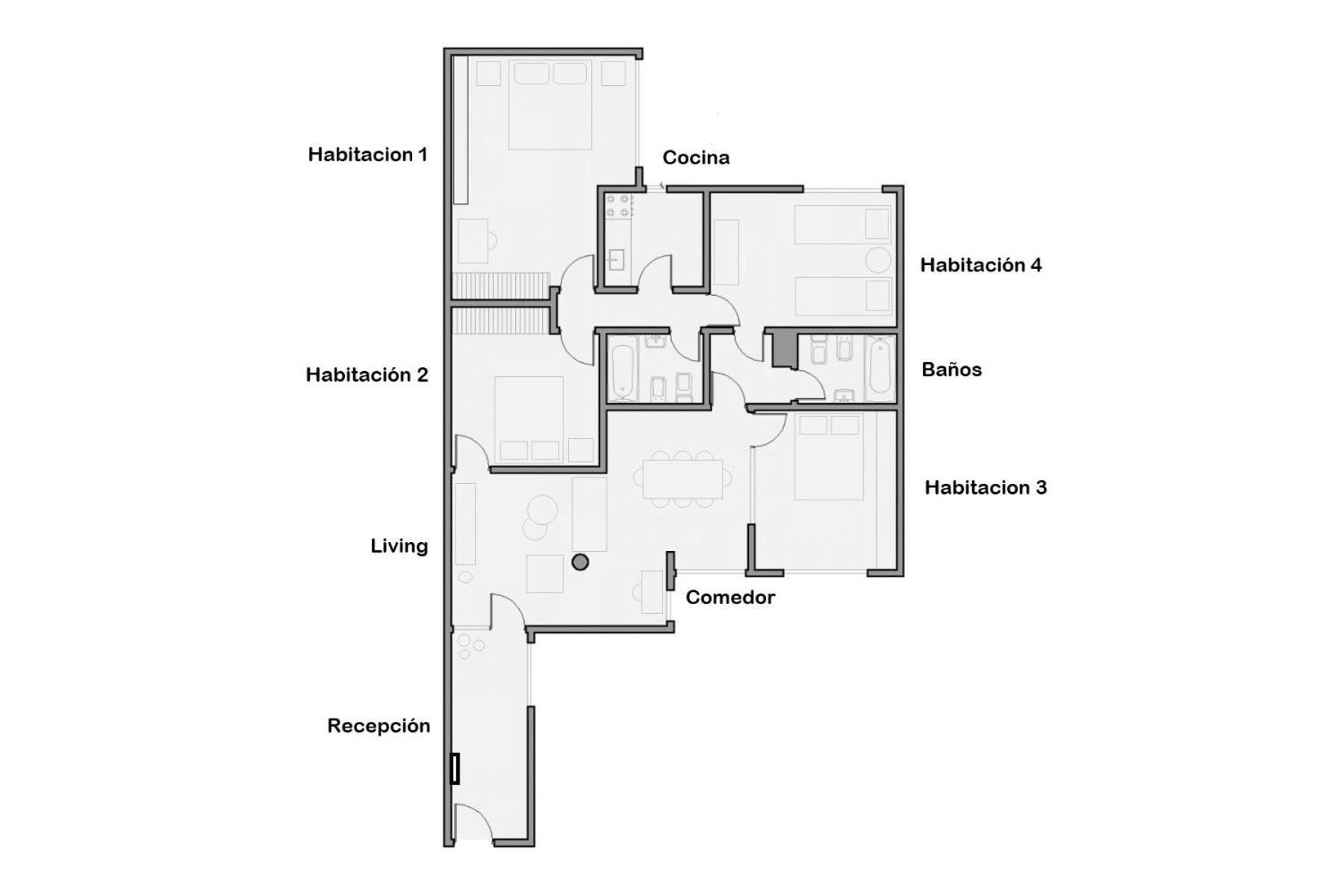 Apartment Departamento Centrico - 5 Ambientes - Ideal Grupos Y Familias -