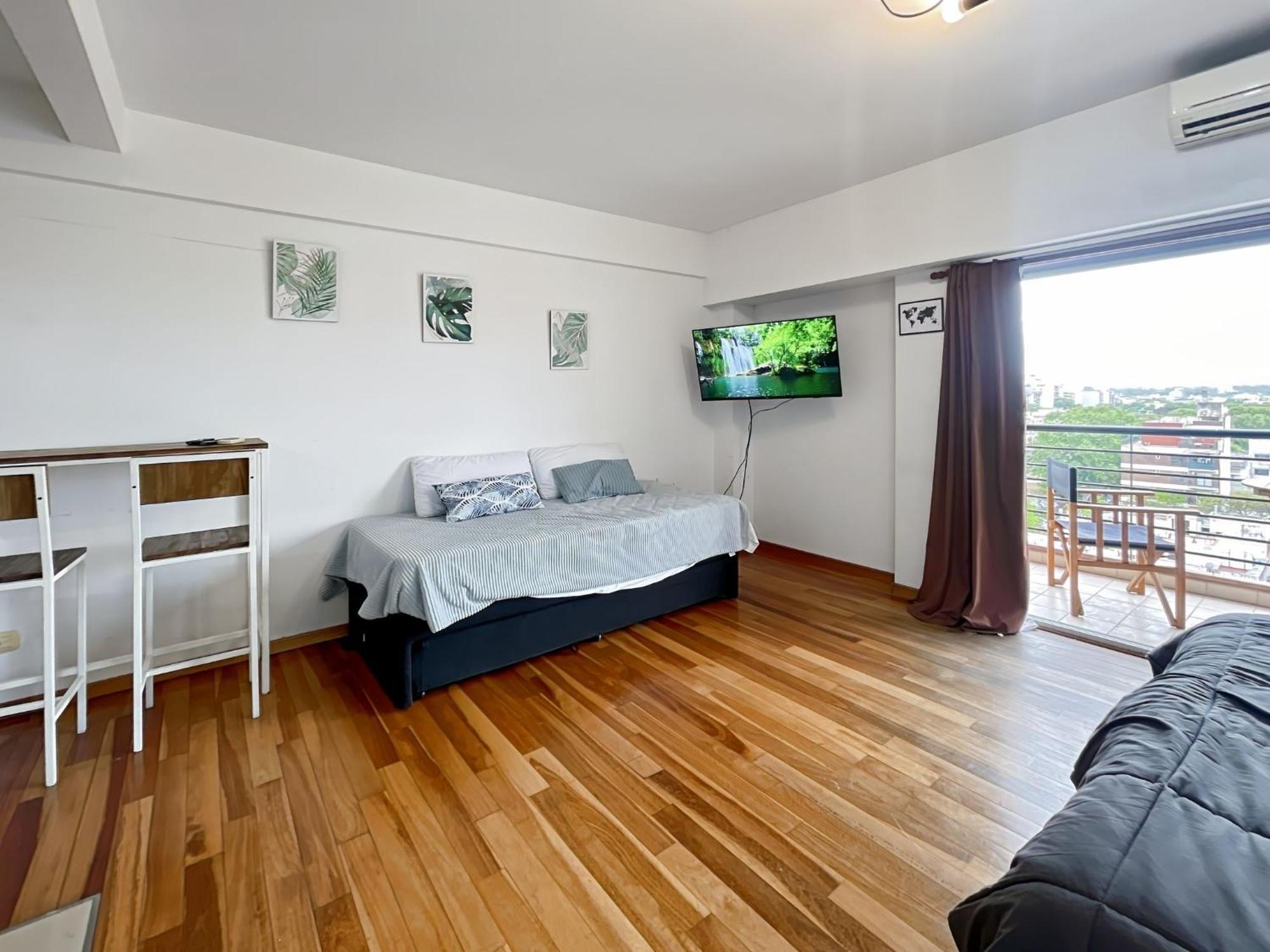 Apartamento Cozy On A High Floor With Panoramic Views In Urquiza