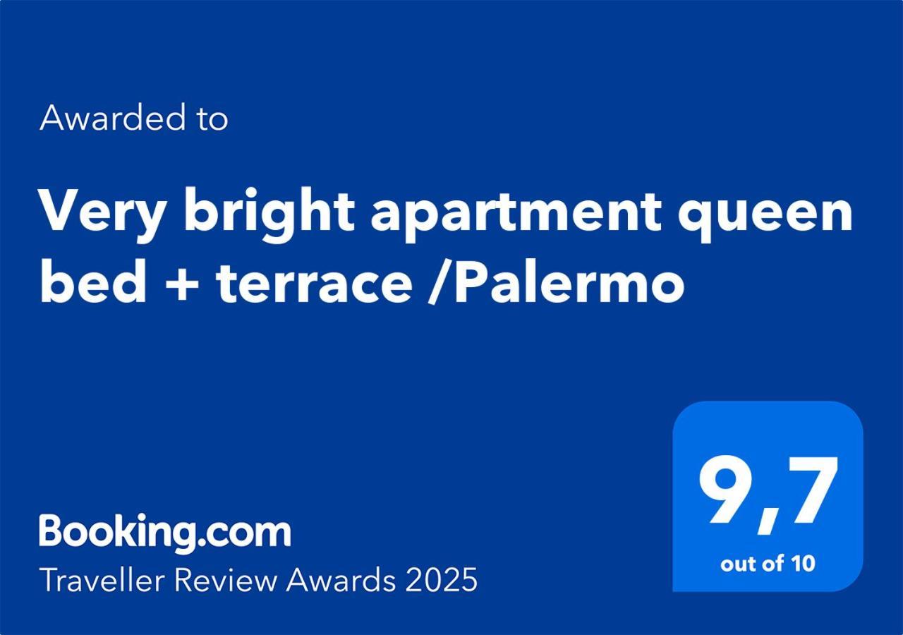 Apartamento Very Bright Queen Bed + Terrace /palermo