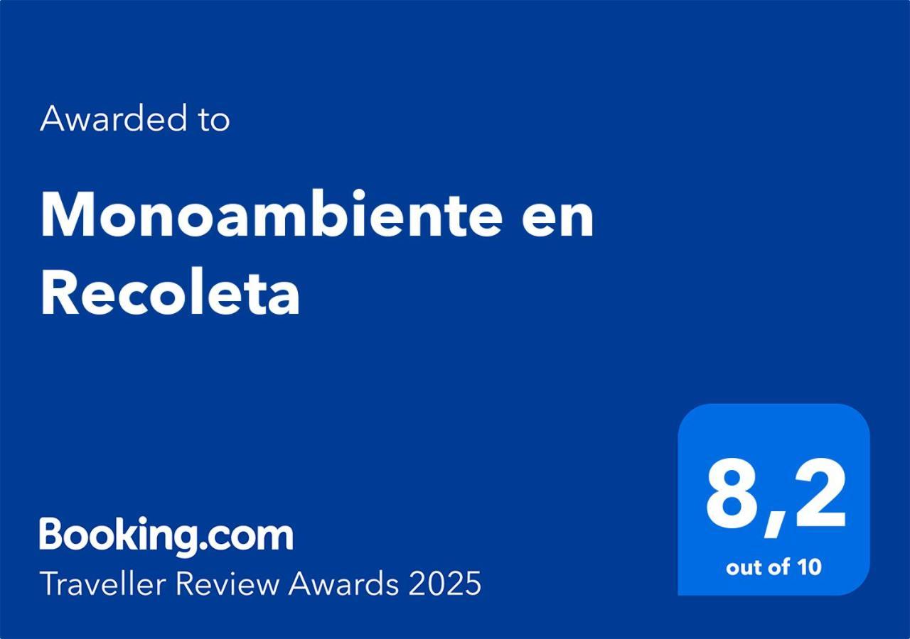 Monoambiente En Recoleta * Ciudad Autónoma de Buenos Aires