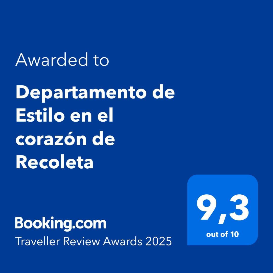 Departamento De Estilo En El Corazon De Recoleta Apartment *