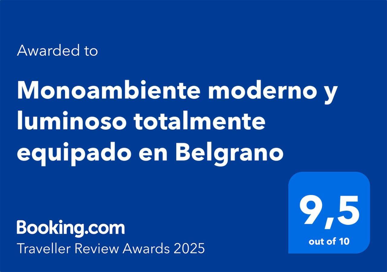 Monoambiente Moderno Y Luminoso Totalmente Equipado En Belgrano Apartamento Ciudad Autónoma de Buenos Aires