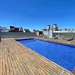 Sleek Studio In Palermo King Bed, Sofa Bed, Pool, And Gym