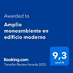 Amplio monoambiente en edificio nuevo con estacionamiento