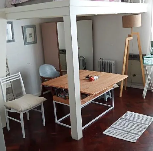Cool Trendy Stylish Studio With Mezzanine In Recoleta
