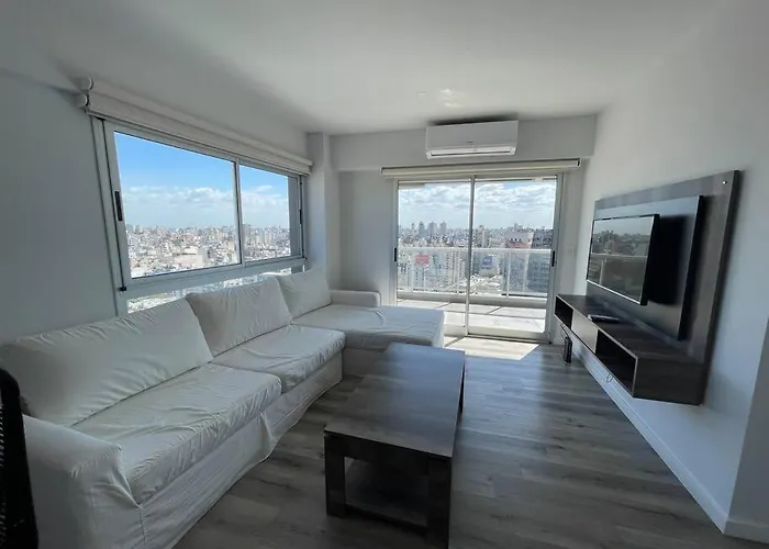 Hermoso Apto Piso 18 En Recoleta- Junin2