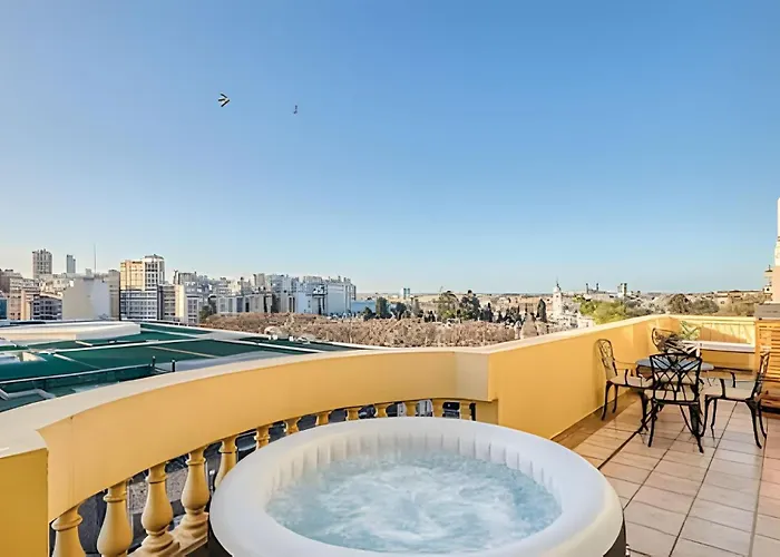 Terraza Privada Con Parrilla En Recoleta