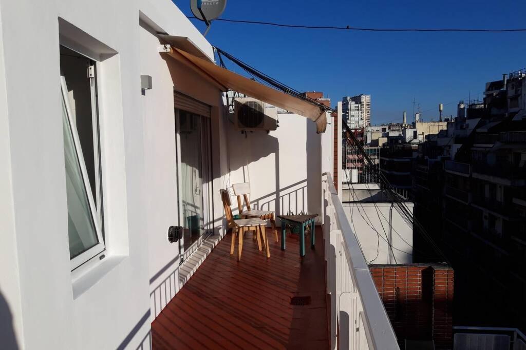 Monoambiente, Balcon Terraza, Sol Y Luz, Pleno Recoleta