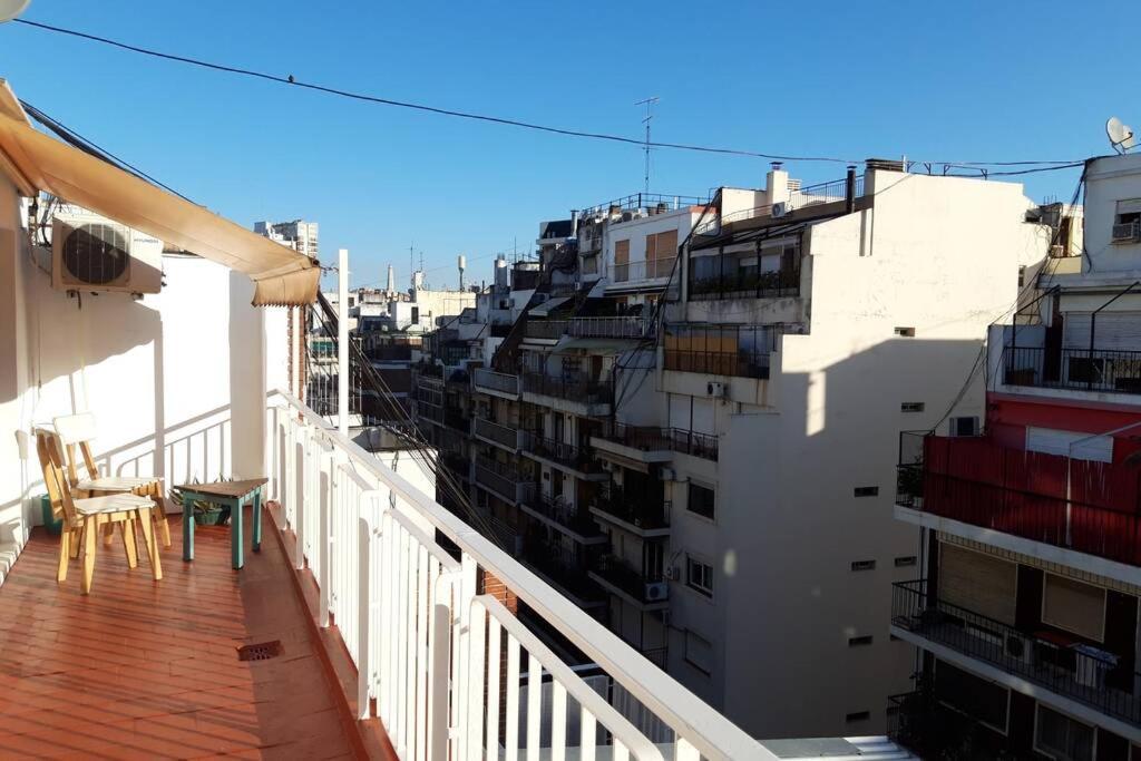 Monoambiente, Balcon Terraza, Sol Y Luz, Pleno Recoleta