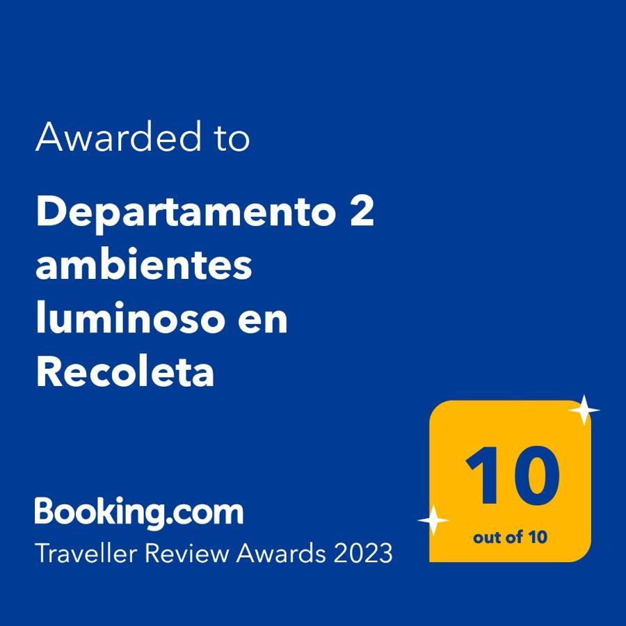Departamento 2 Ambientes Luminoso En Recoleta * Ciudad Autónoma de Buenos Aires