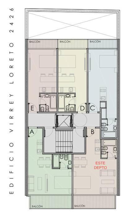 Apartamento Estudio Completo En Belgrano Ciudad Autónoma de Buenos Aires
