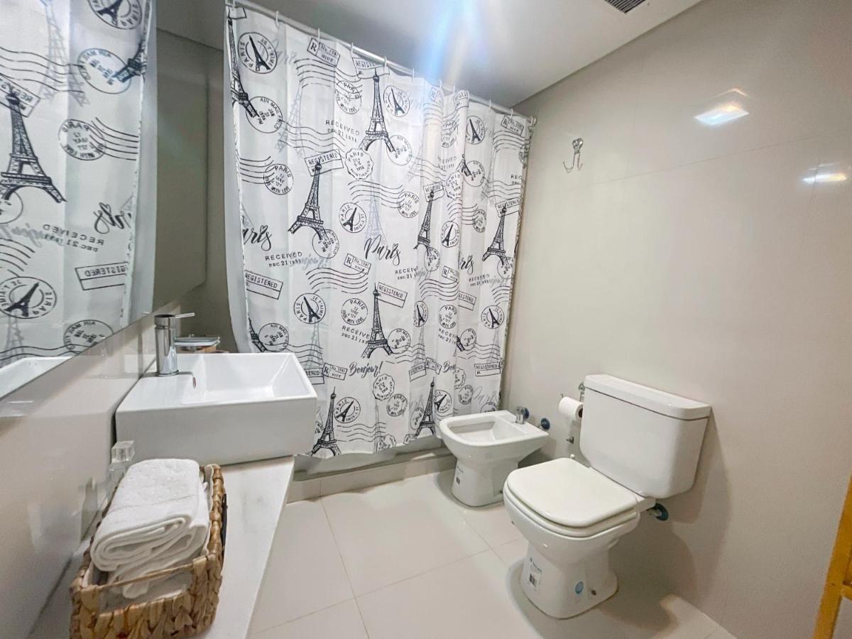 Apartamento Sleek Studio In Palermo King Bed, Sofa Bed, Pool, And Gym