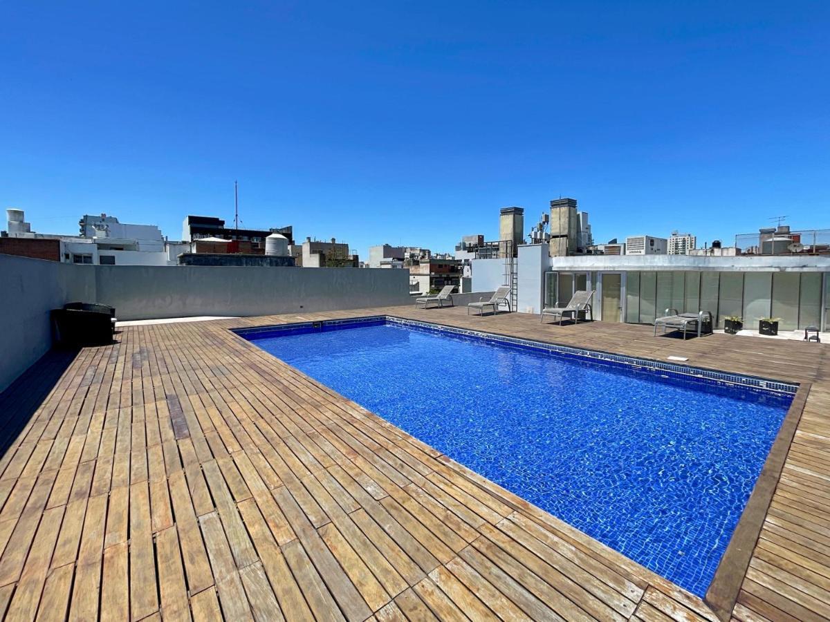Apartamento Sleek Studio In Palermo King Bed, Sofa Bed, Pool, And Gym Ciudad Autónoma de Buenos Aires