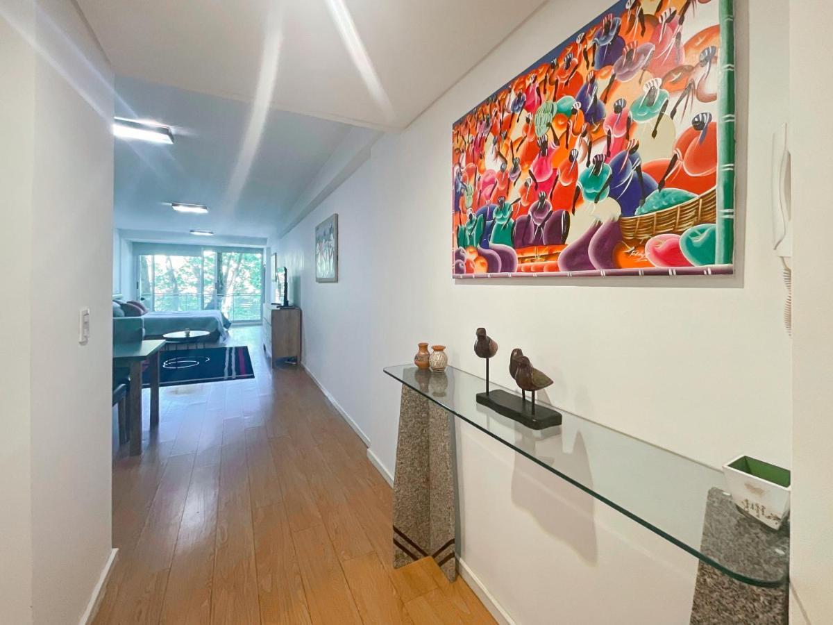 Apartamento Sleek Studio In Palermo King Bed, Sofa Bed, Pool, And Gym