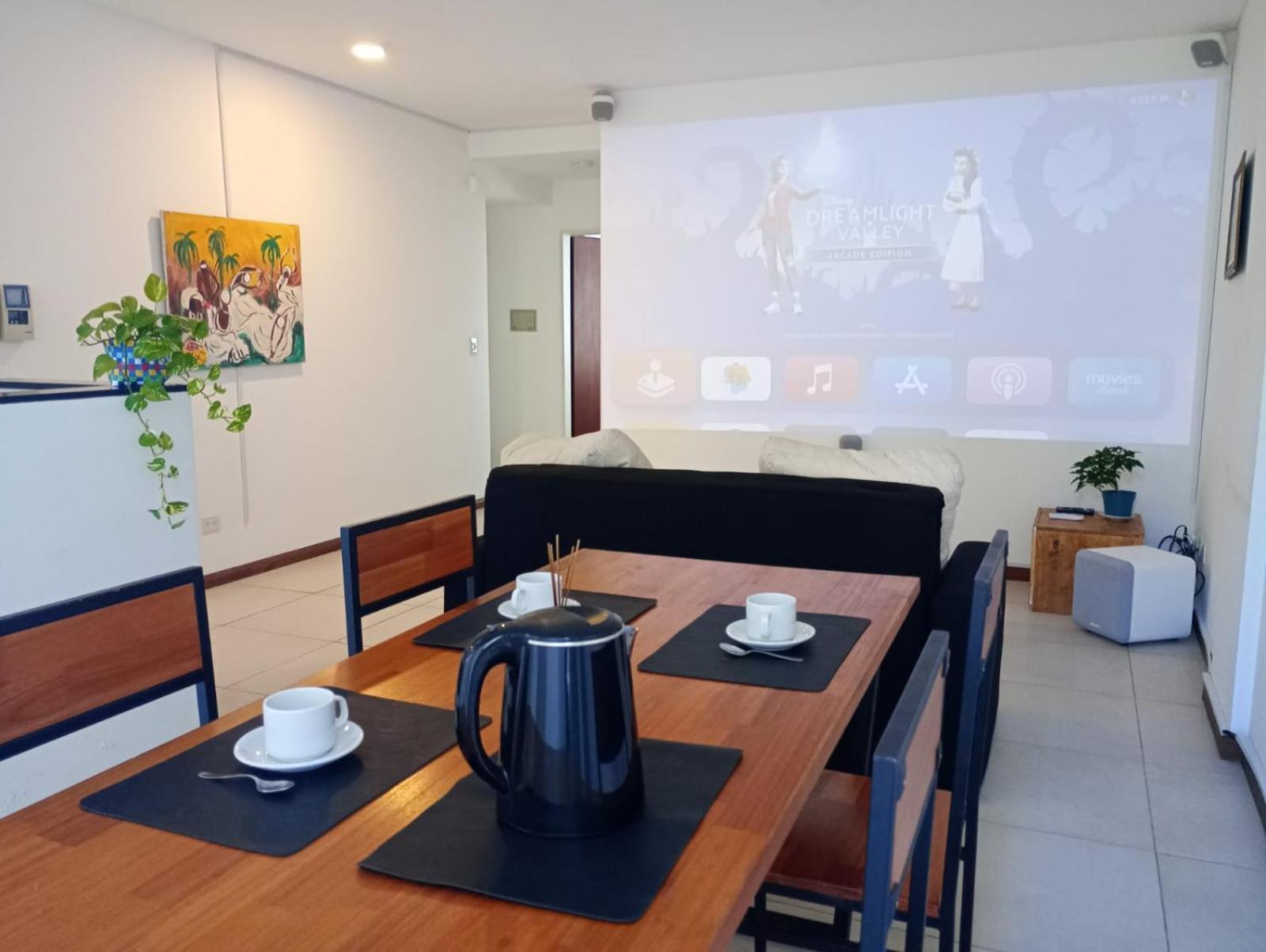 Apartamento Departamento Unico Con Cine Balcon Y Amenities
