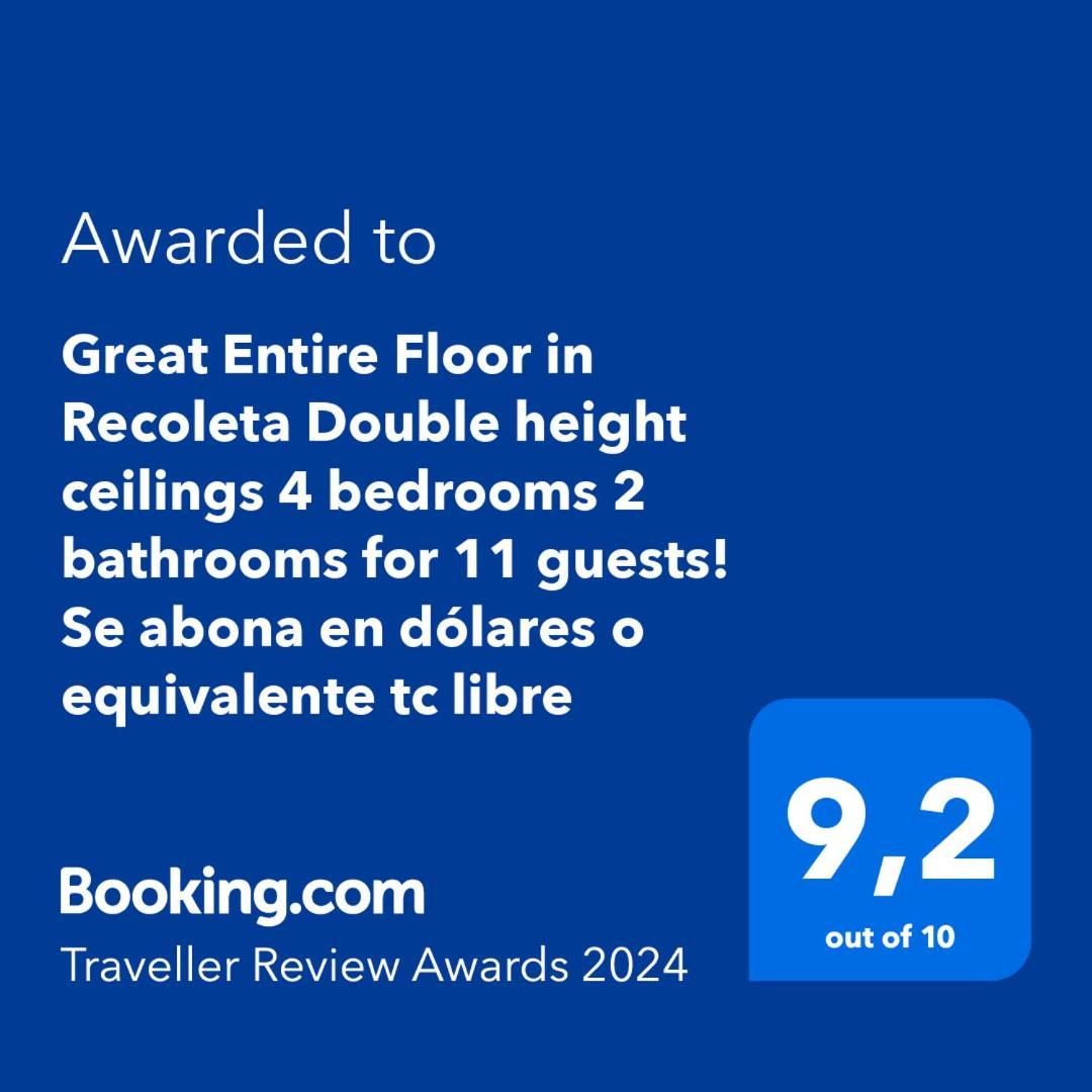 La Casa Y El Arte - Full Apartment- Recoleta - 11 Pax - 4 2 Bathrooms Subway Round The Corner - Vics Deptos! Apartamento Ciudad Autónoma de Buenos Aires