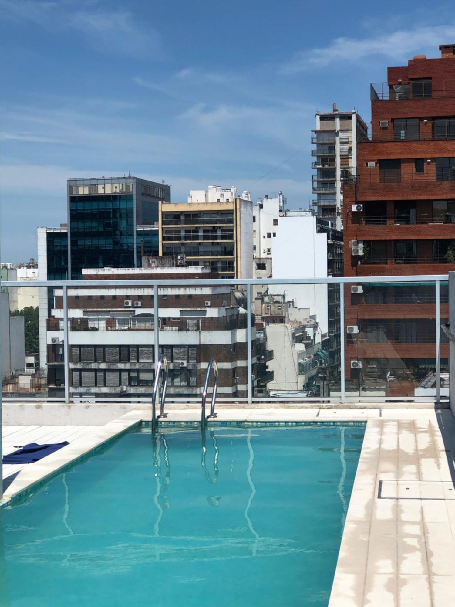 Studio Premium En Recoleta, Balcon, Luz Y Piscina.