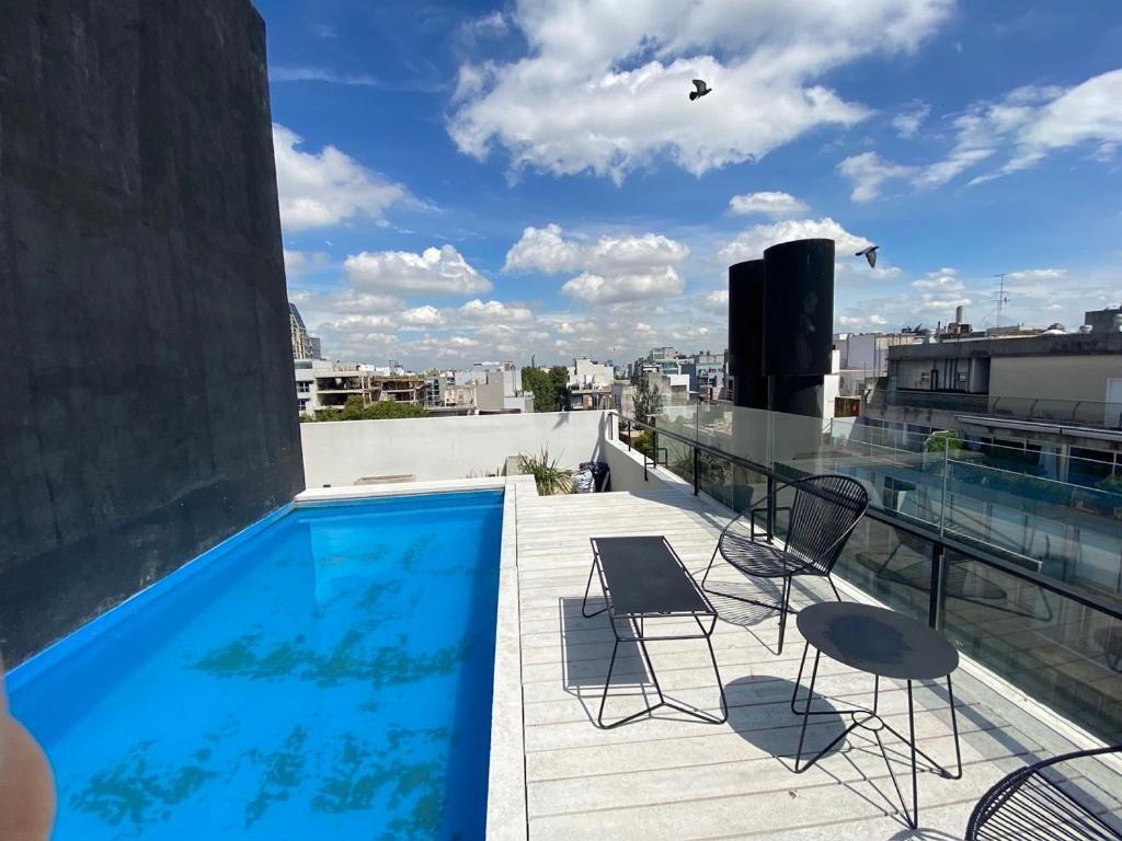 Palermo Oasis Luminoso: Departamento De Con Vista Espectacular, De Lujo, Totalmente Equipado Y Confortable Apartamento