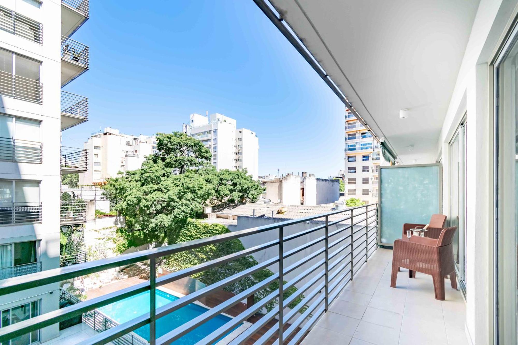 Lujoso Y Nuevo En Palermo 2 A 4 Personas Piscina, Lavadora, Gimnasio Apartamento