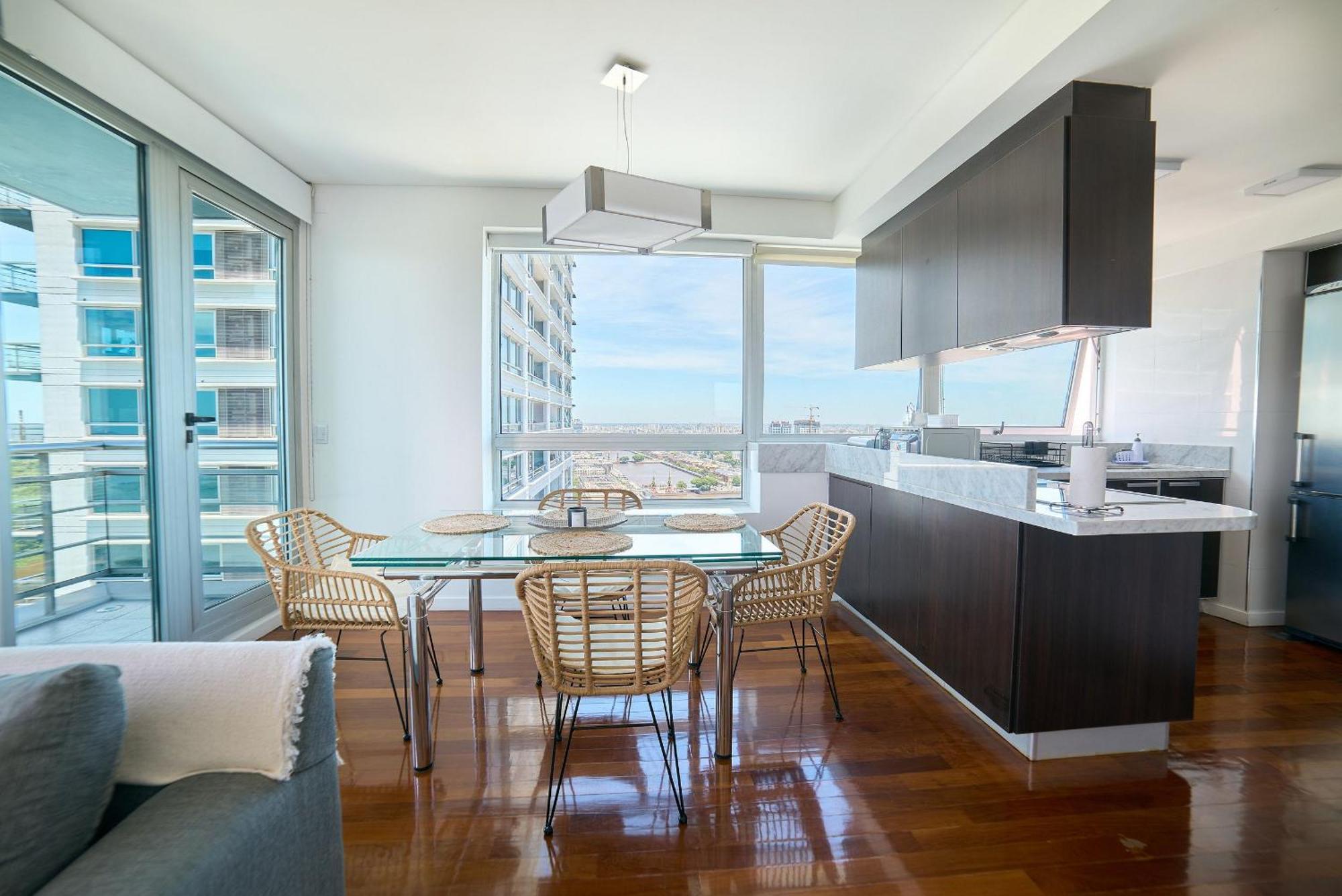 Apartamento Puerto Madero Piso 38 Vista Rio Frente Al Hilton