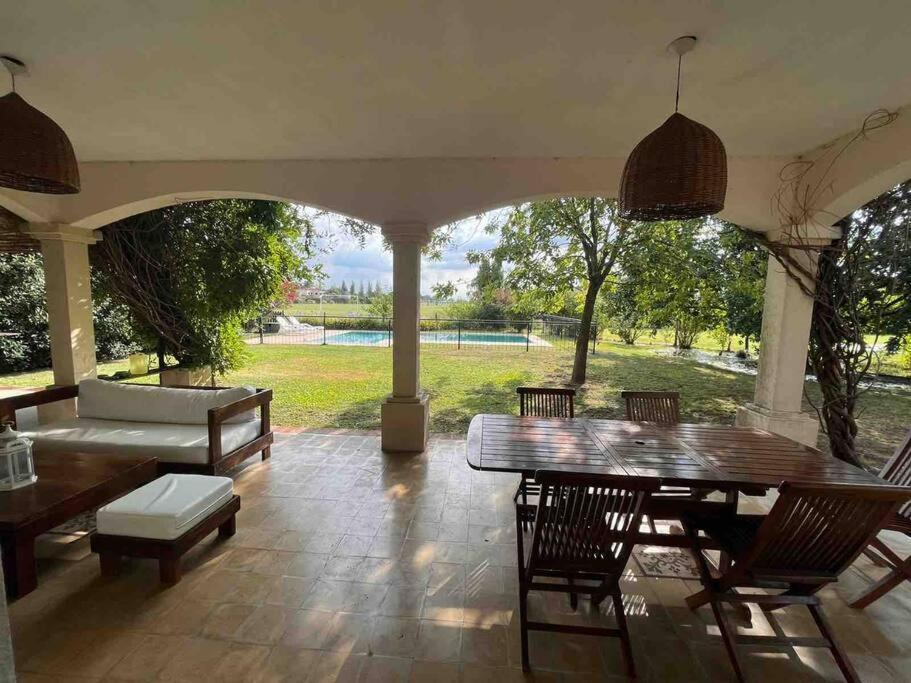Summer House In Pilar. Office, Garden, Pool