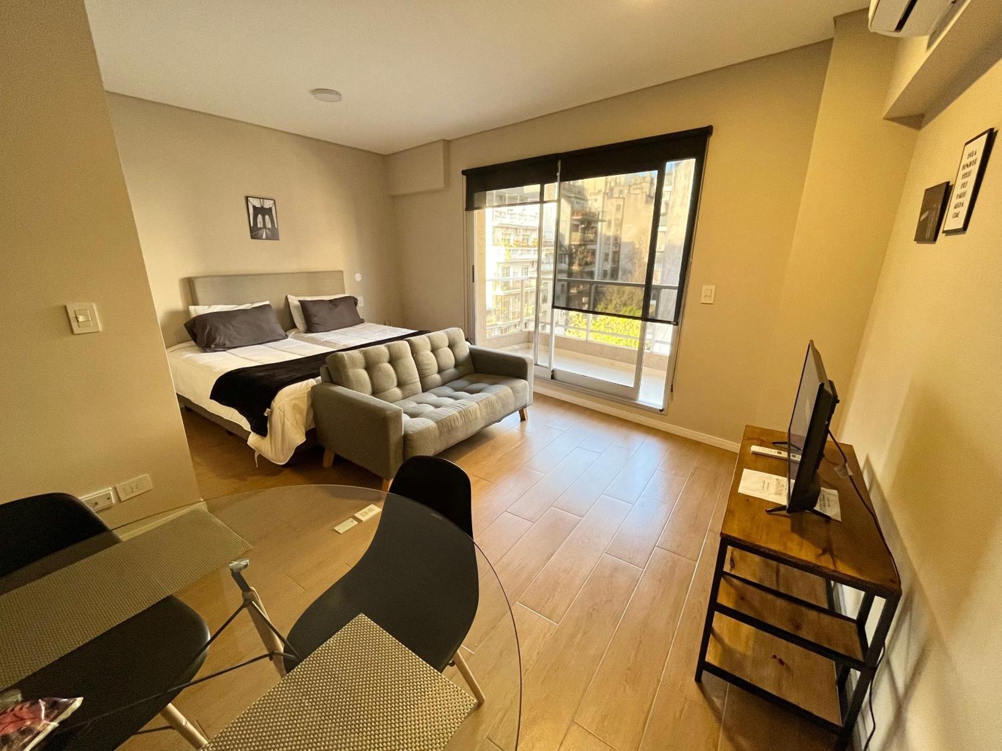 3-6 Hermoso Monoambiente Bano Privado Apartamento *