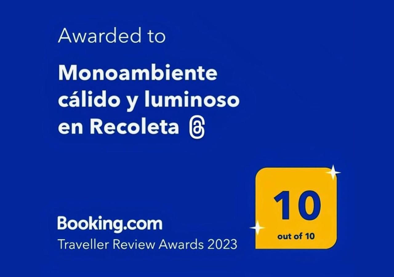 Apartamento Monoambiente Cálido Y Luminoso En Recoleta Ciudad Autónoma de Buenos Aires