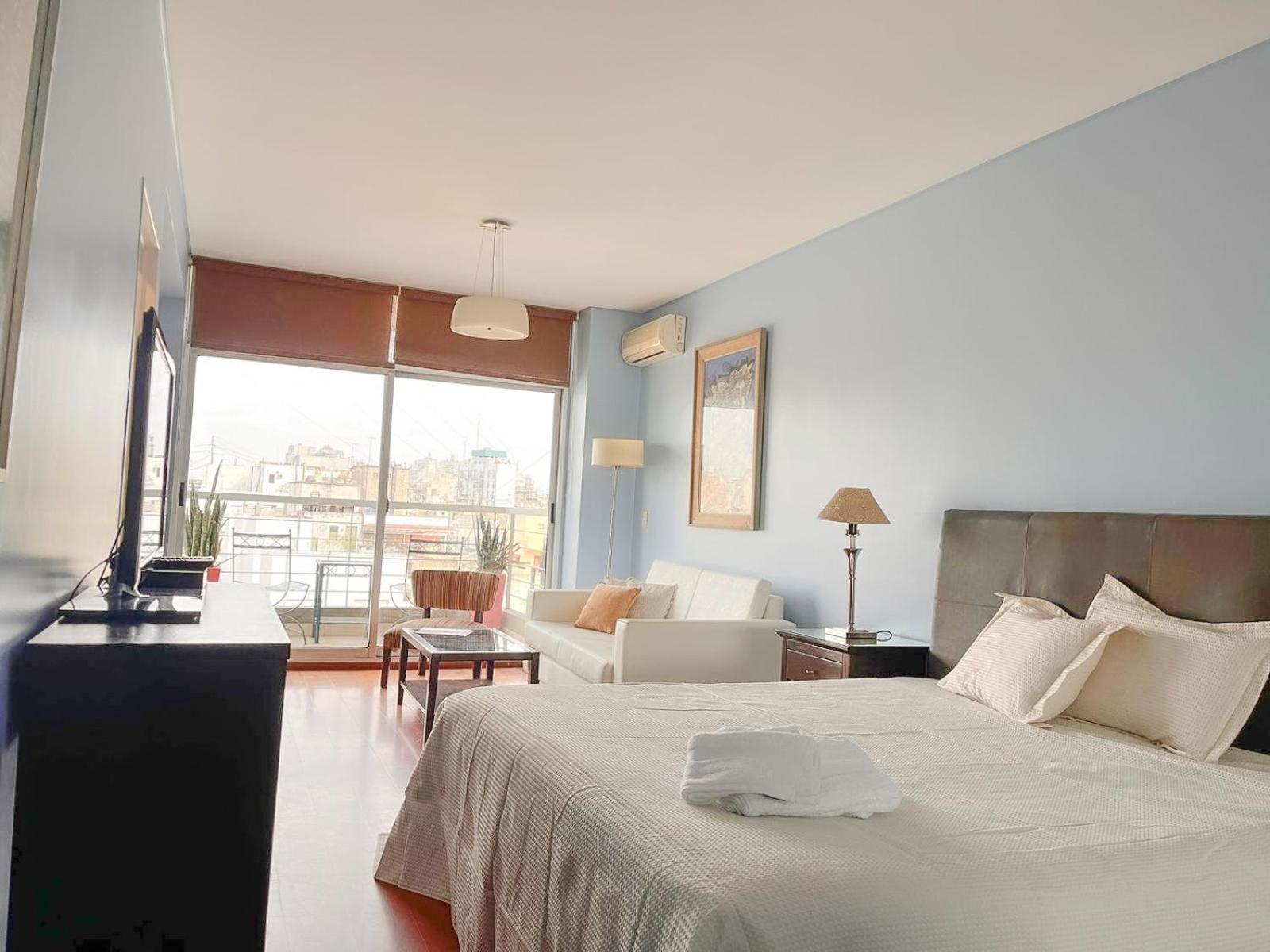 Apartamento Vacaciones De Lujo Sobre Av Santa Fe, 4p Full Amenities! La Recoleta, Centro De