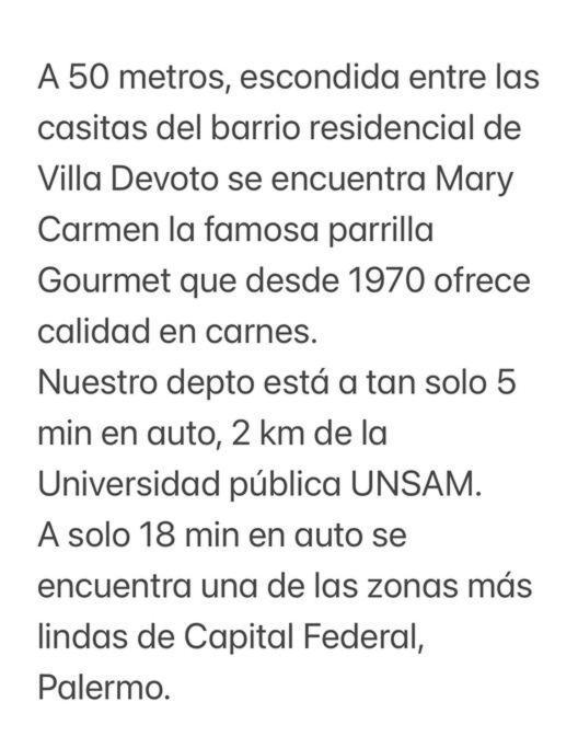 Apartamento Departamento Devoto 1a Cerca Universidad Buenos Aires