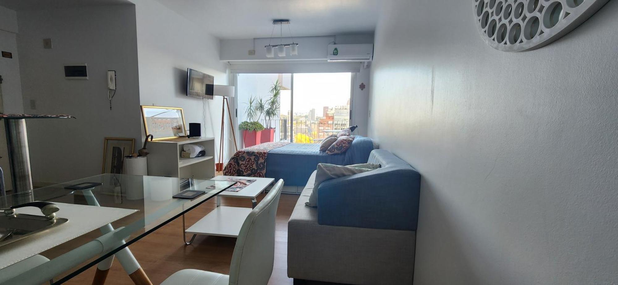 Apartamento Encantador Estudio En Nunez Con Balcon Luminoso Buenos Aires