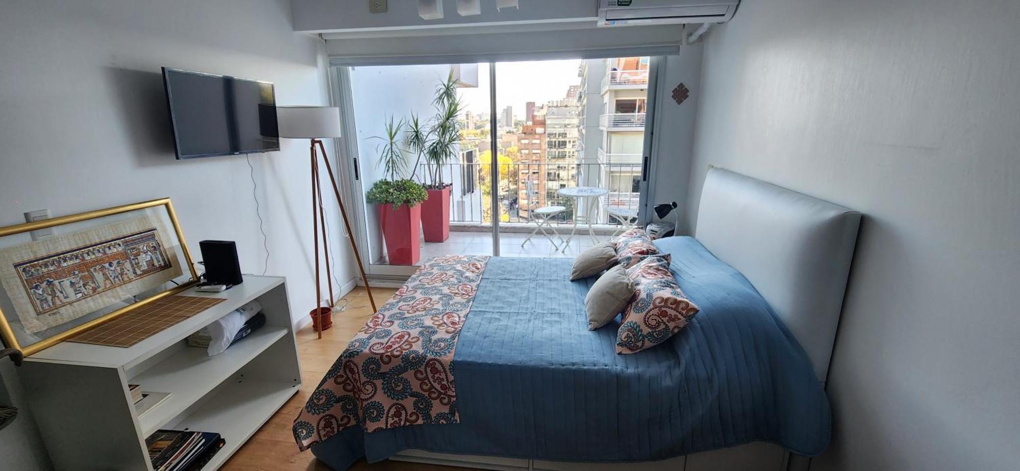 Encantador Estudio En Nunez Con Balcon Luminoso Apartamento