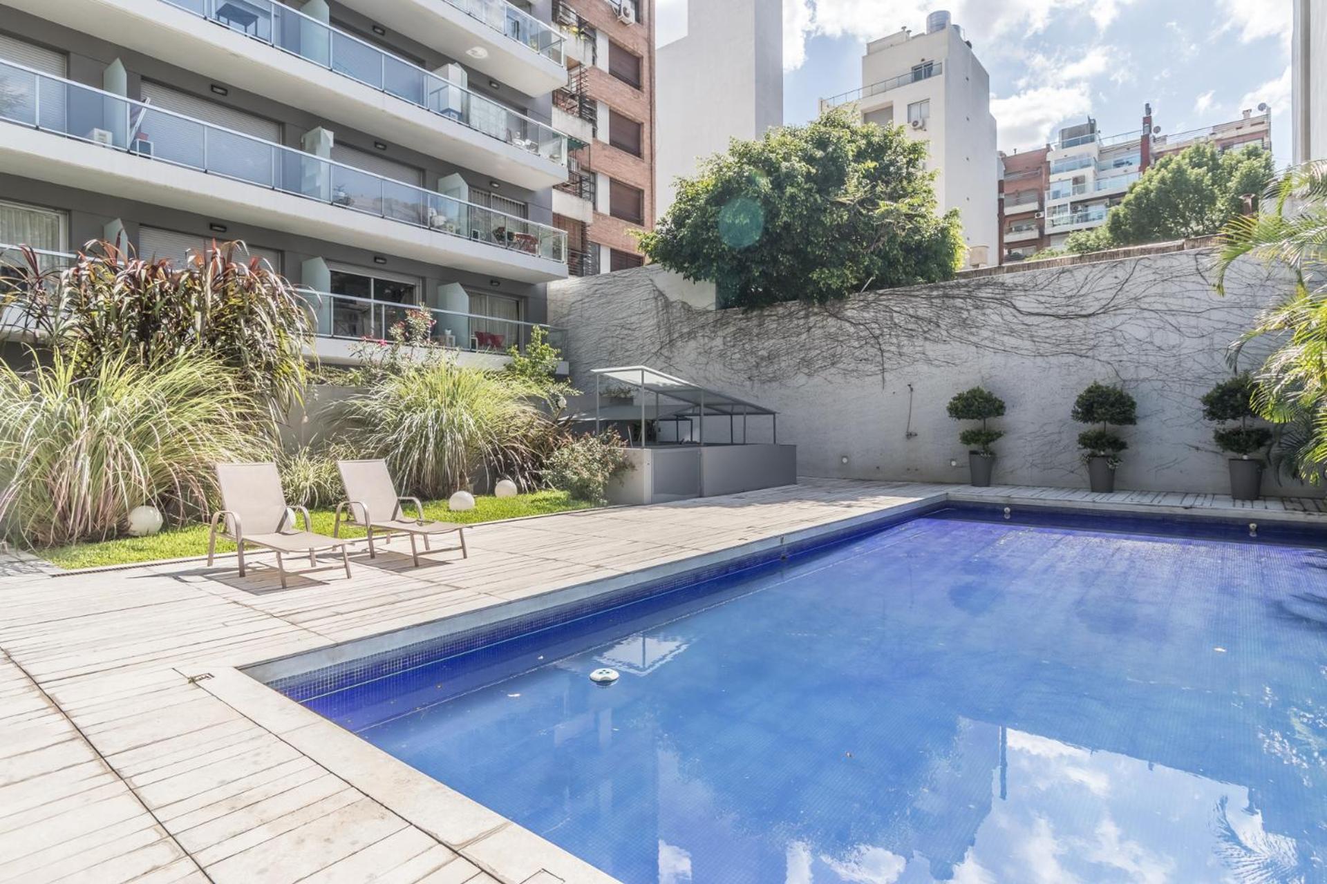 Apartamento Depto Con Pileta Y Cochera S/c En El Lugar Palermo *