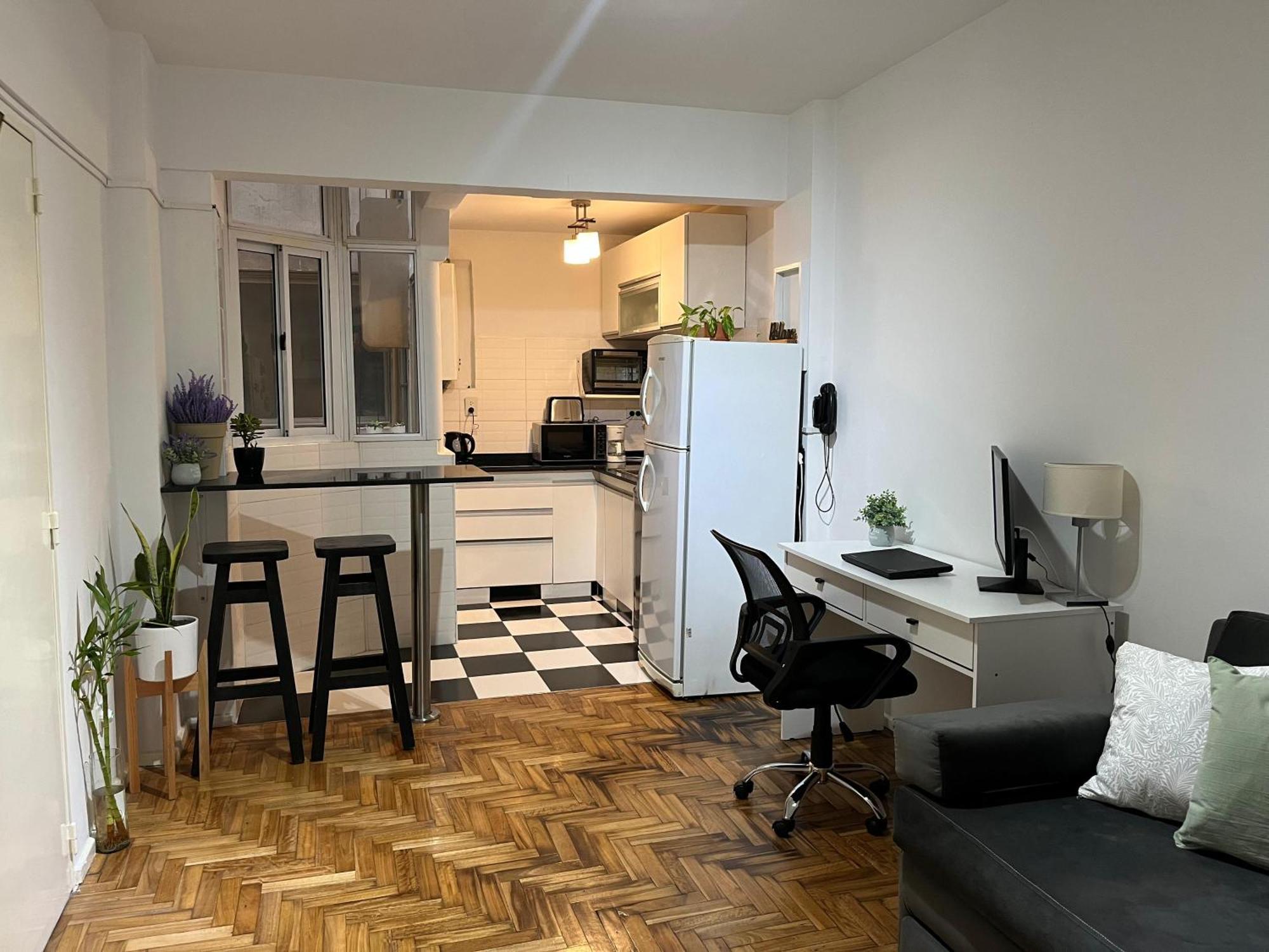Departamento En Centro Palermo Con Balcon *