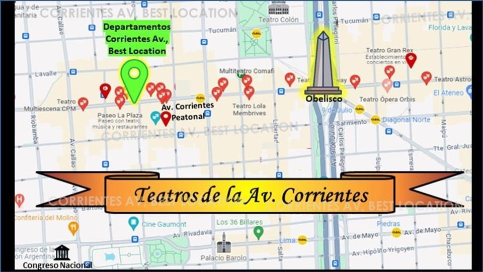 Corrientes Av, Location