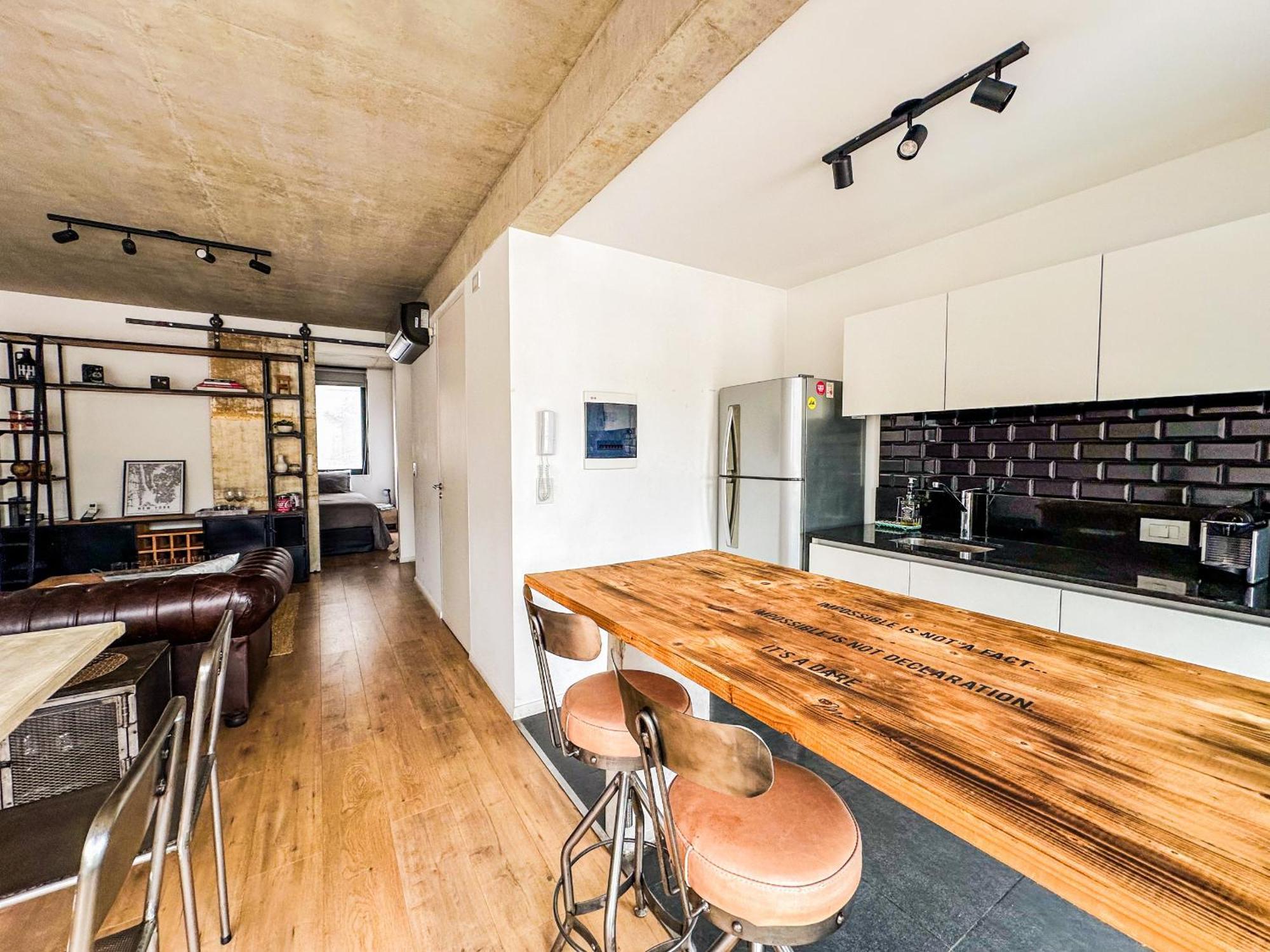 Apartamento Rentup - Estilo Industrial Con Balcon Y Piscina En El Corazon De Palermo
