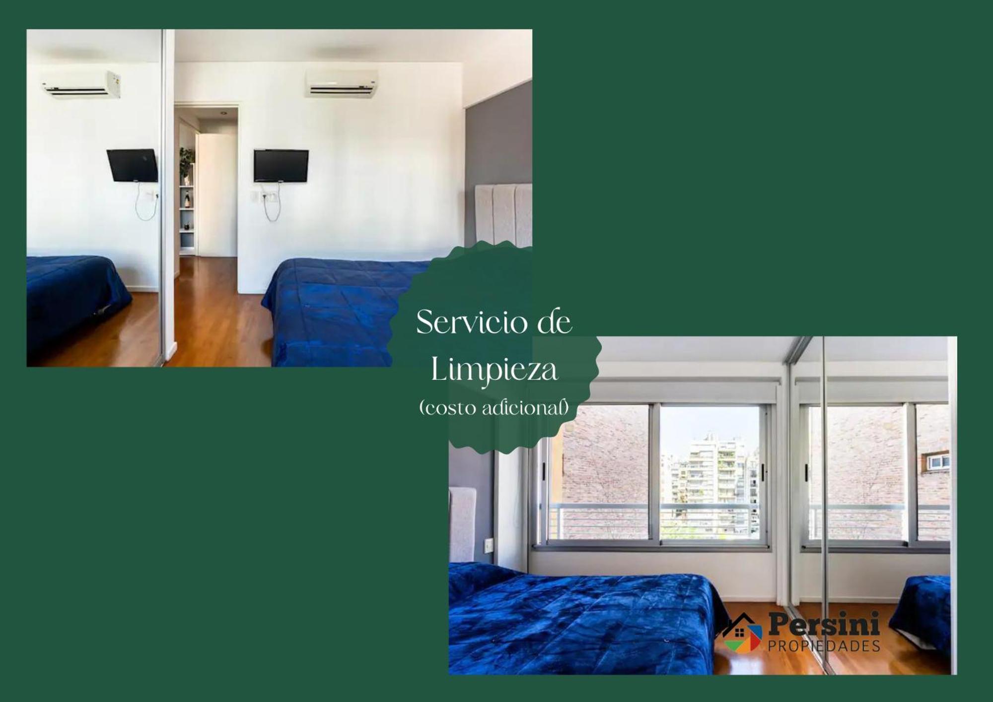 Apartamento Hermoso Departamento 2 Ambientes En Palermo - Con Amenities - Balcon Vista Amplia *
