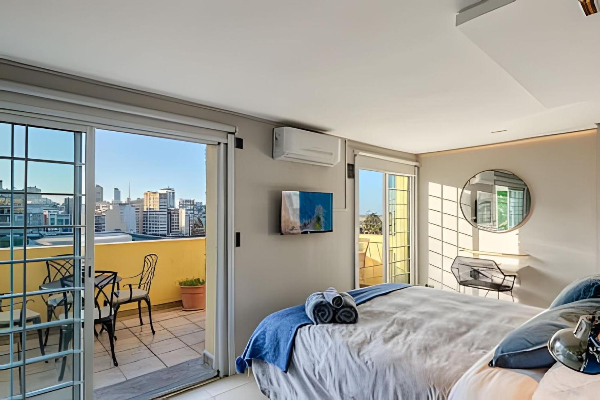 Terraza Privada Con Parrilla En Recoleta Apartamento *