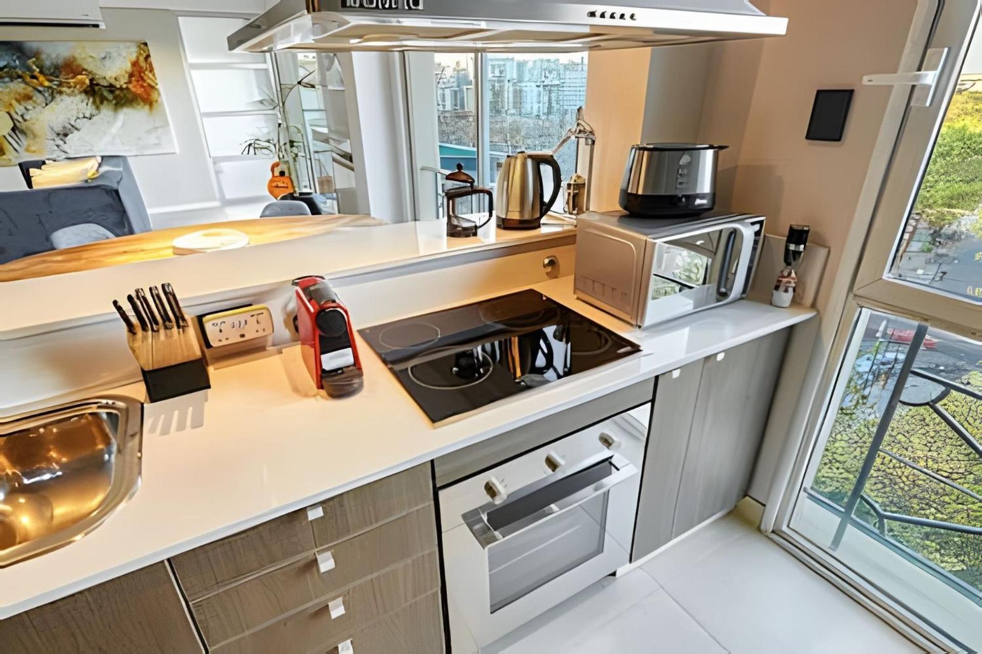 Terraza Privada Con Parrilla En Recoleta Apartamento *