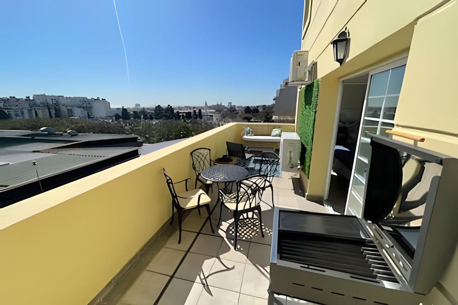 Terraza Privada Con Parrilla En Recoleta Apartamento Ciudad Autónoma de Buenos Aires