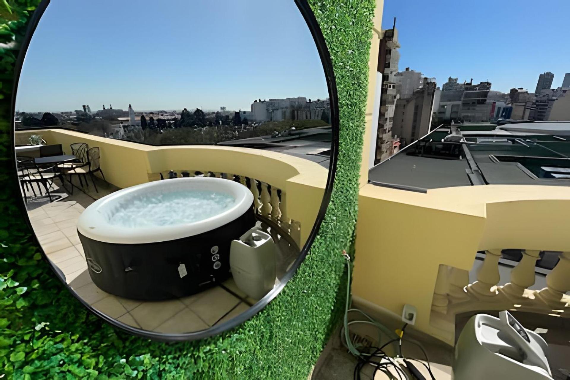 Terraza Privada Con Parrilla En Recoleta