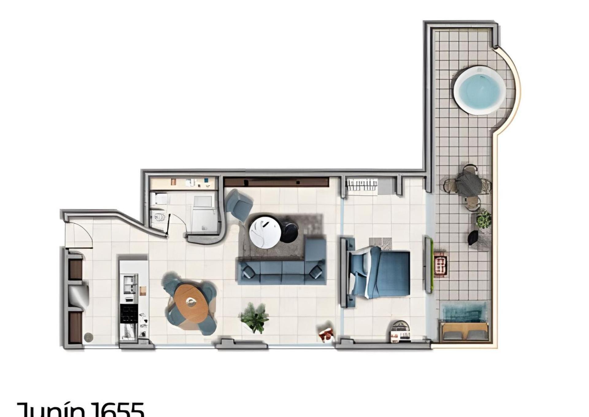 Terraza Privada Con Parrilla En Recoleta Apartamento *