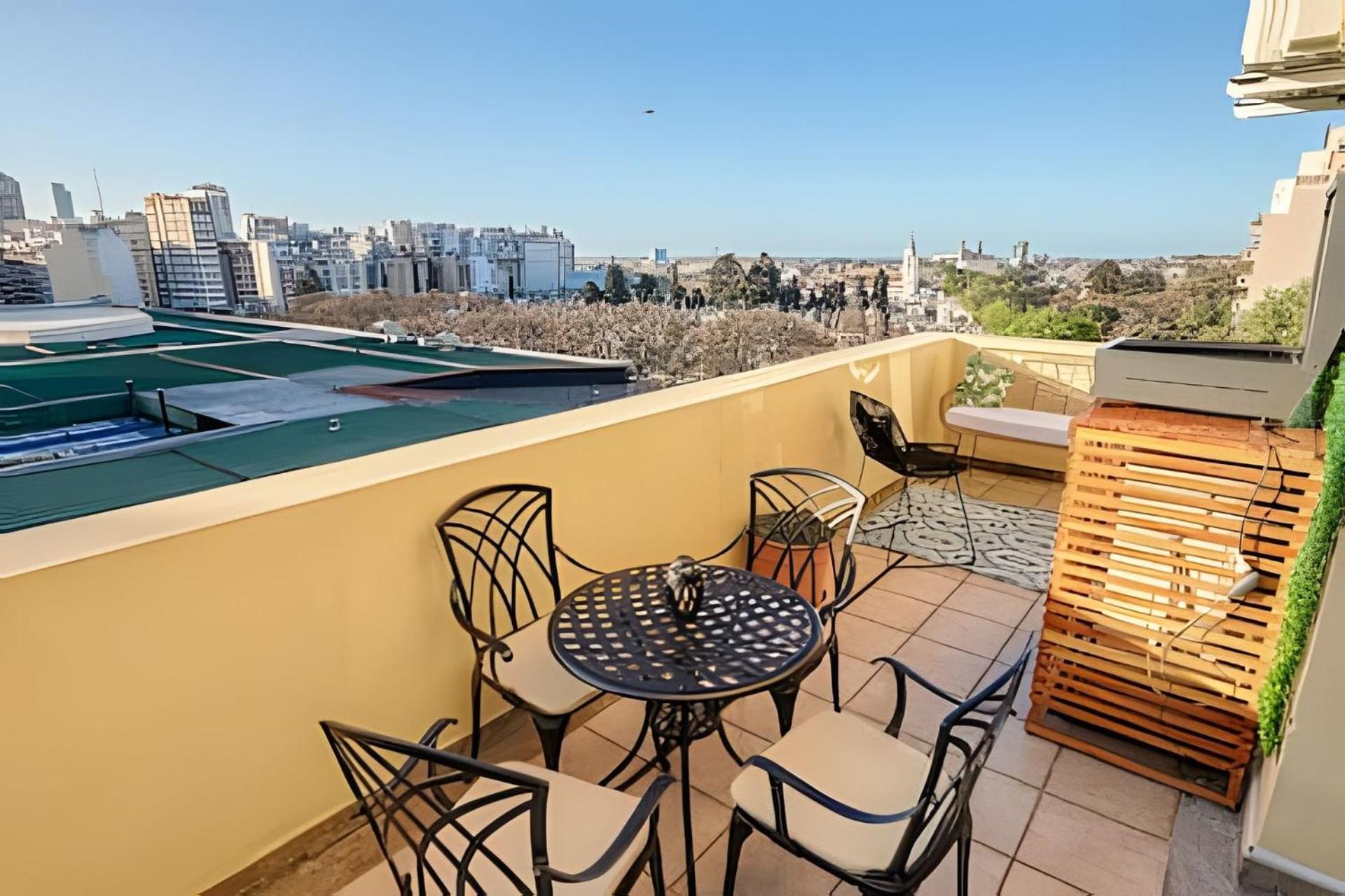 Apartamento Terraza Privada Con Parrilla En Recoleta *